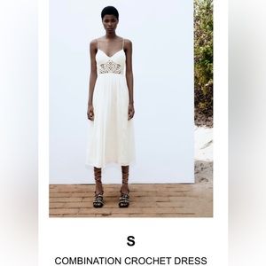 Crochet dress, size S